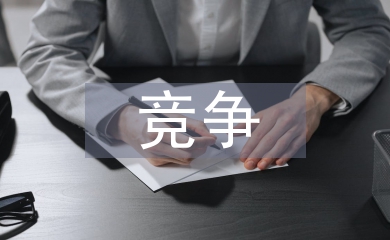 競爭調(diào)查報告
